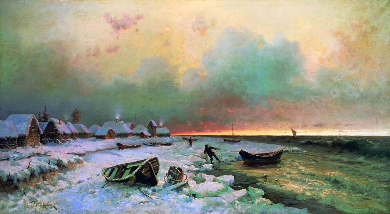 village on the island of nargen